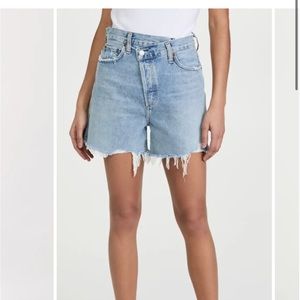 Agolde crisscross Jean short